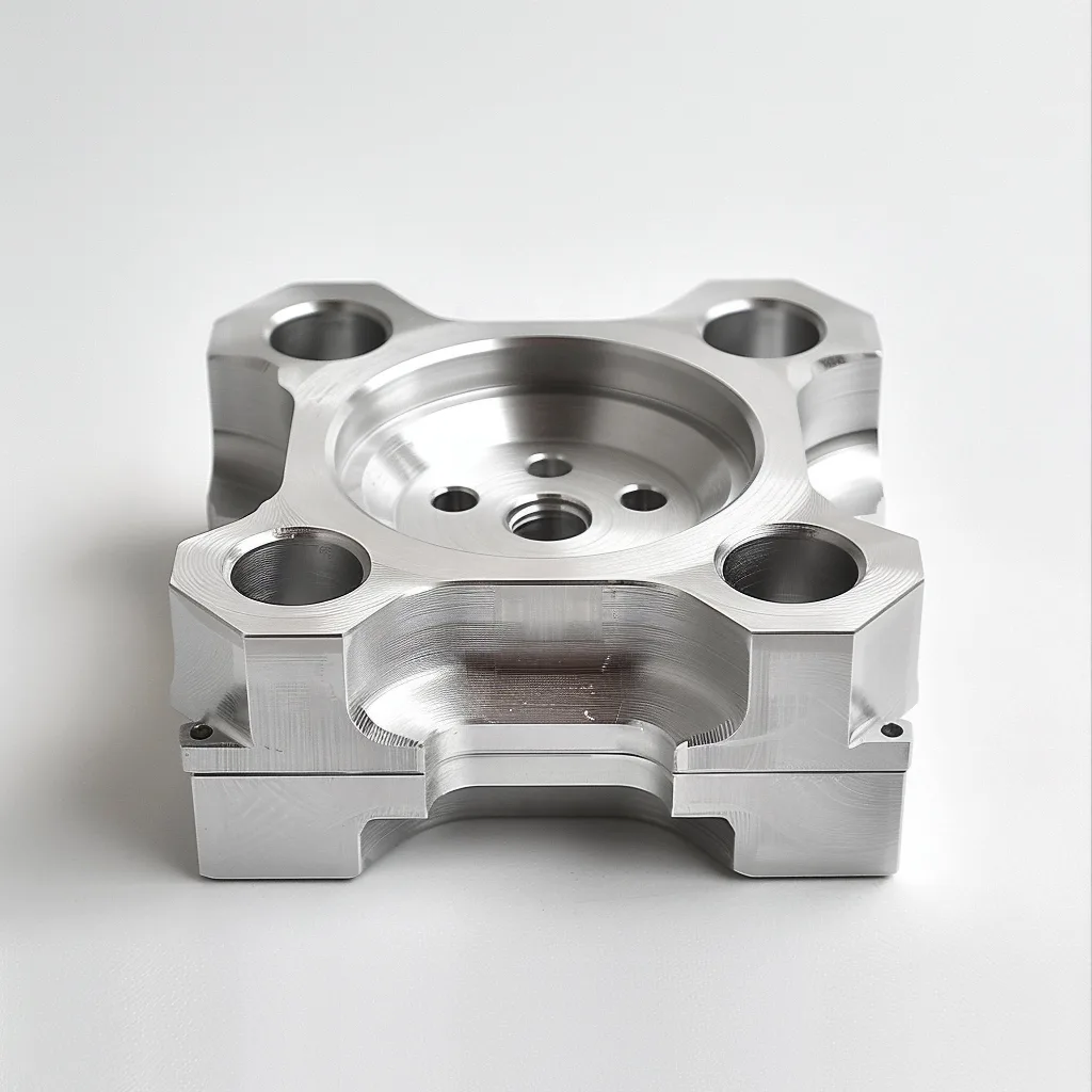 CNC milled aluminum drone frame part