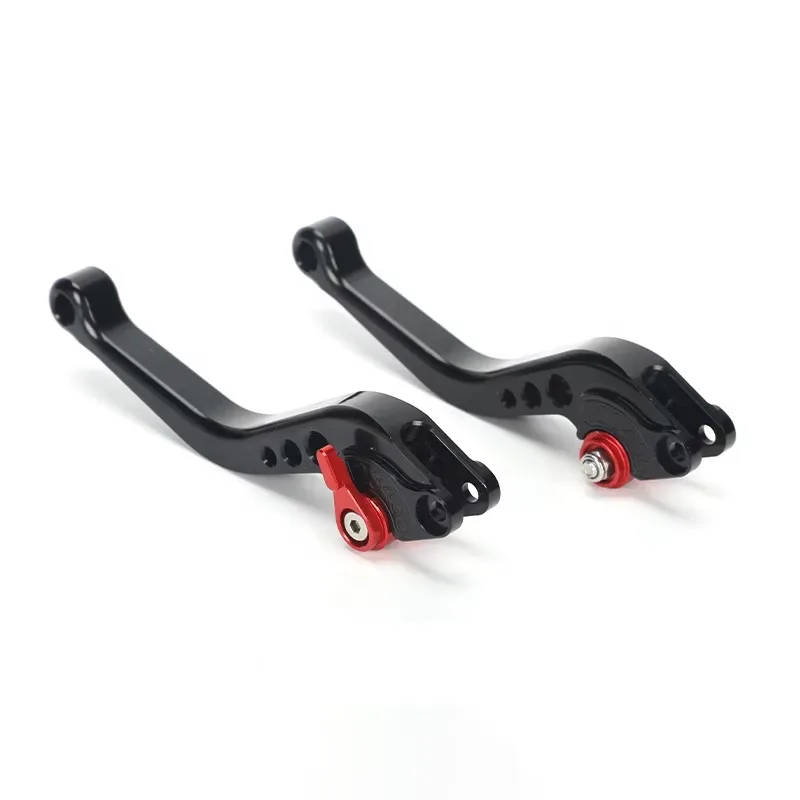 Black anodized CNC motorcycle brake and clutch lever set