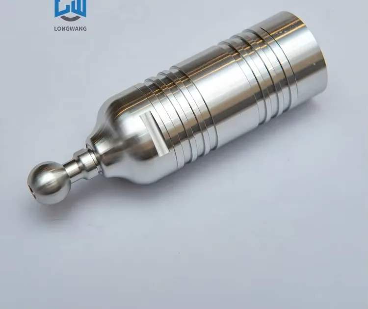 CNC turned aluminum lighting component