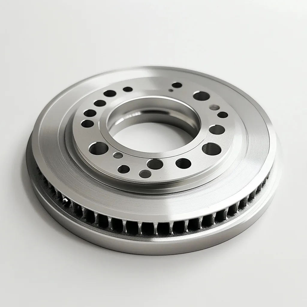 Custom prototype metal part - CNC machined aluminum disc