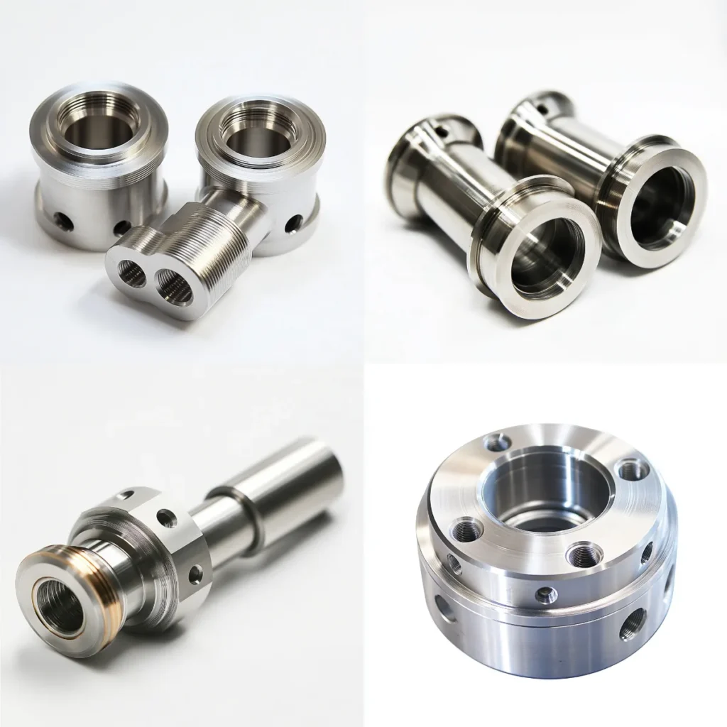 Precision CNC turning and milling parts in stainless steel