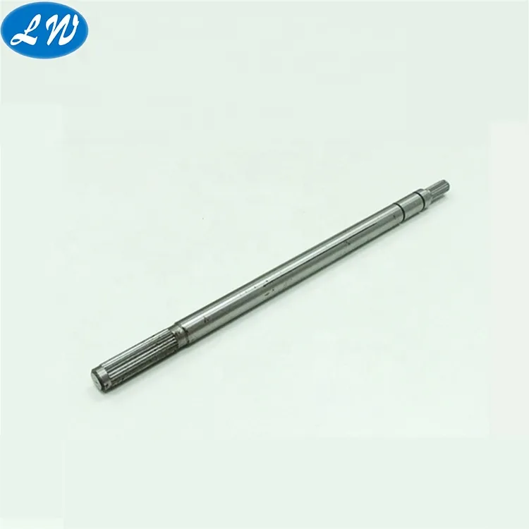 Stainless steel 304 motor shaft, CNC turned and ground
