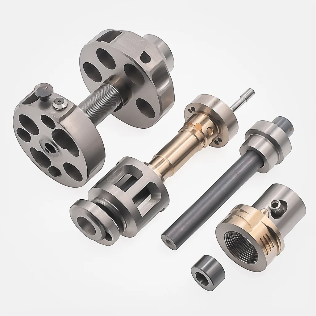 Stainless steel CNC turned and milled parts for machinery